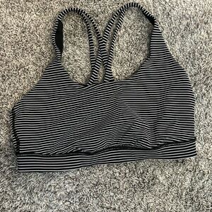 Striped Lululemon Sports Bra